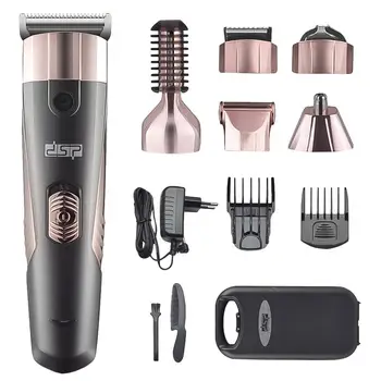 

1 Set Multifunctional Electric Hair Clipper Electric Clipper Trimmer Hair Cutting for Salon and Barber (Black)