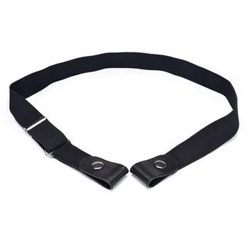 

Easy Belt Without Buckle free Belts For Women Female waist Elastic stretch Jeans hidden Invisible