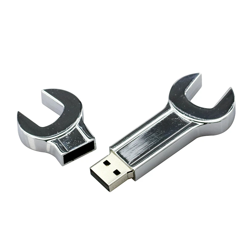 USB флеш накопитель 4 Гб регулируемый гаечный ключ персонализированный подарок 16 8
