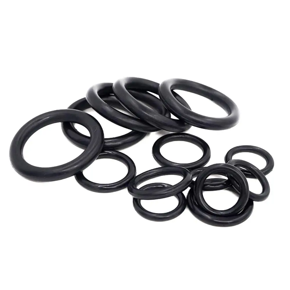 Black 8.6mm Cross Section O-Ring Washers Oil Sealing Gasket NBR Nitrile Rubber 