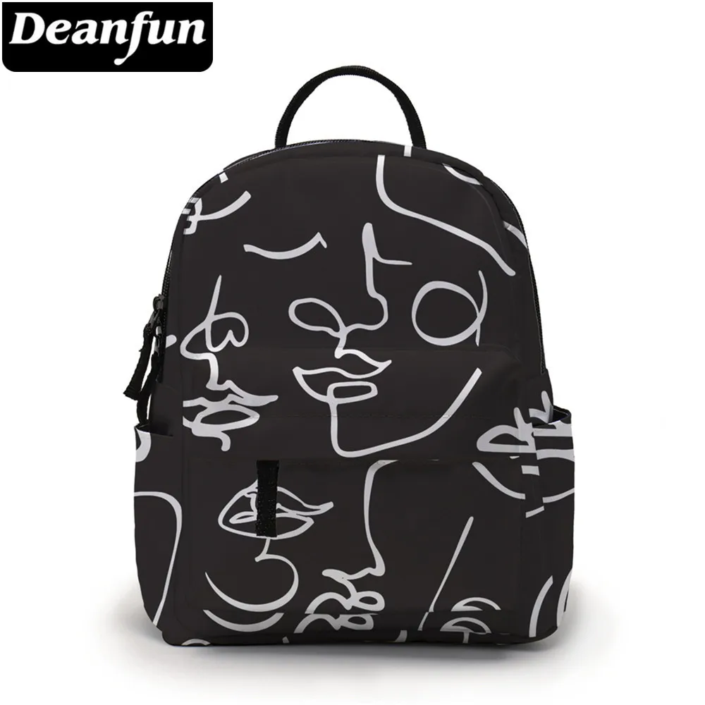 Deanfun рюкзак для женщин Абстрактная живопись уход за кожей лица сумка милый
