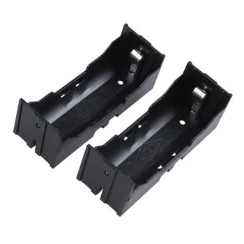 

Plastic Single 26650 Battery Holder Case Storage Box 10Pcs Black