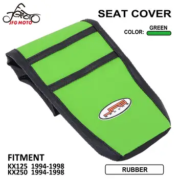 

Motorcycle Stripe Gripper Non-slip Soft Seat Cushion Cover For Kawasaki KX125 KX250 KX 125 250 1994-1998 Dirt Bike Motorcross