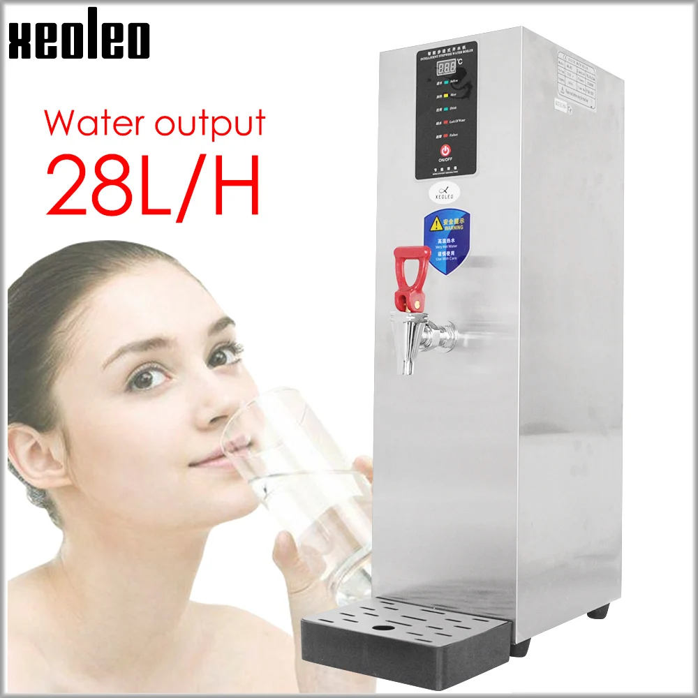 Дозатор горячей воды Xeoleo 8L коммерческая машина для 28 л/ч водонагреватель из