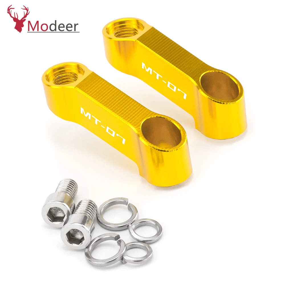 MT03 MT07 MT09 CNC 8 мм/10 мм крепление на руль мотоцикла зеркальный увеличитель