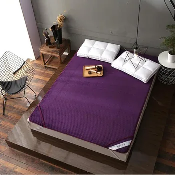 

Pure colour bed-cover fitted bed sheet soft yoga mat summer bed cushion yoga blanket