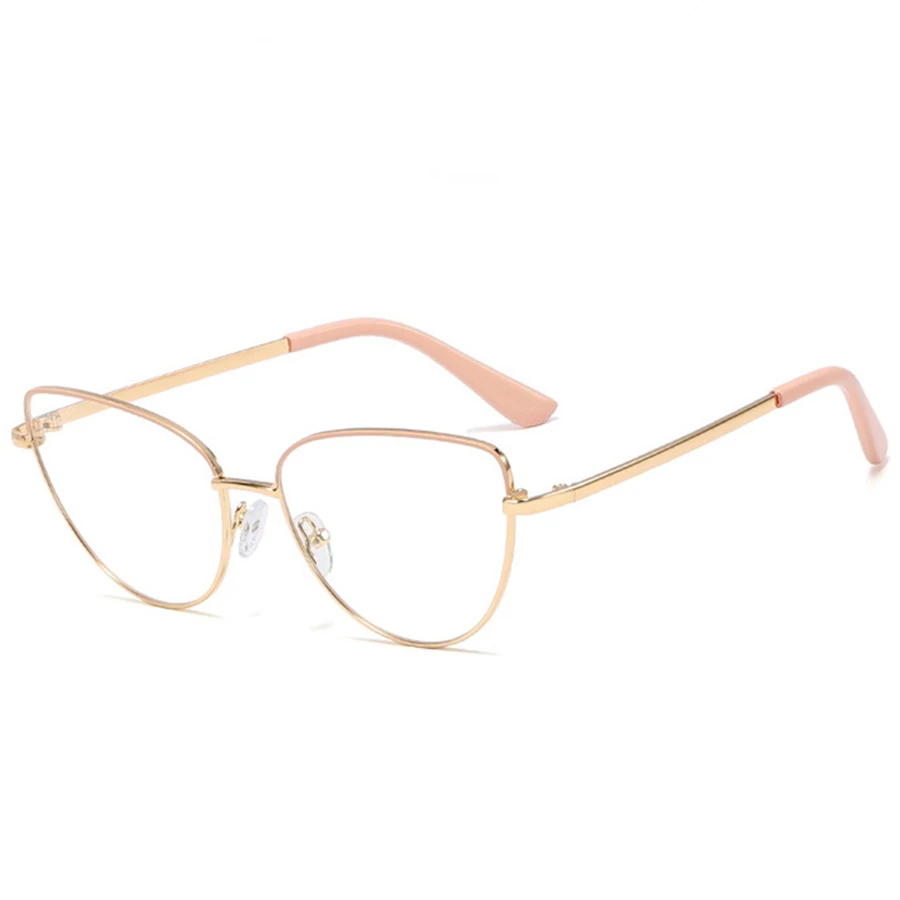 7 Glasses frame Винтажные простые оправы для очков кошачий глаз для мужчин и женщин, модные оптические очки для компьютера, прозрачные линзы, прозрачные очки - Цвет оправы: 7 Glasses frame