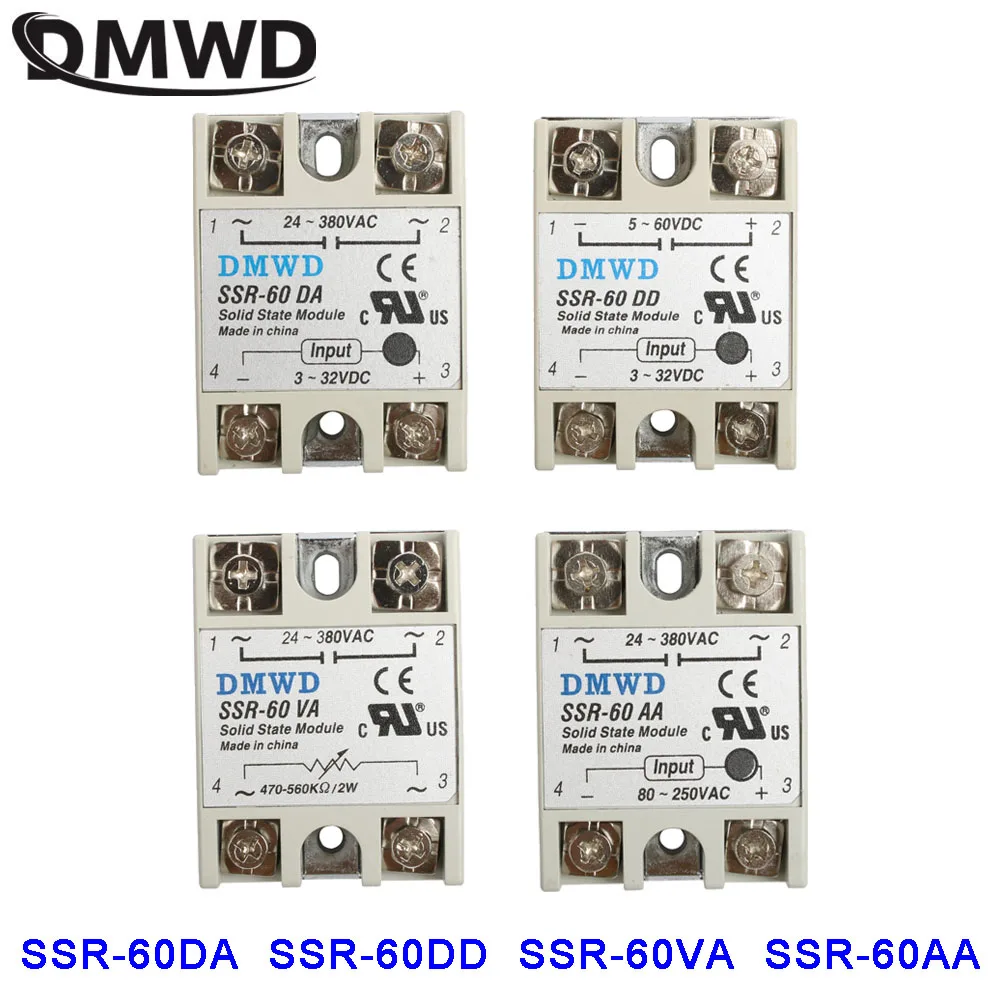 SSR 60 60A DMWD VA DA промышленный твердотельный релейный модуль AA DD 60DD 60DA 60AA 60VA|Реле| |