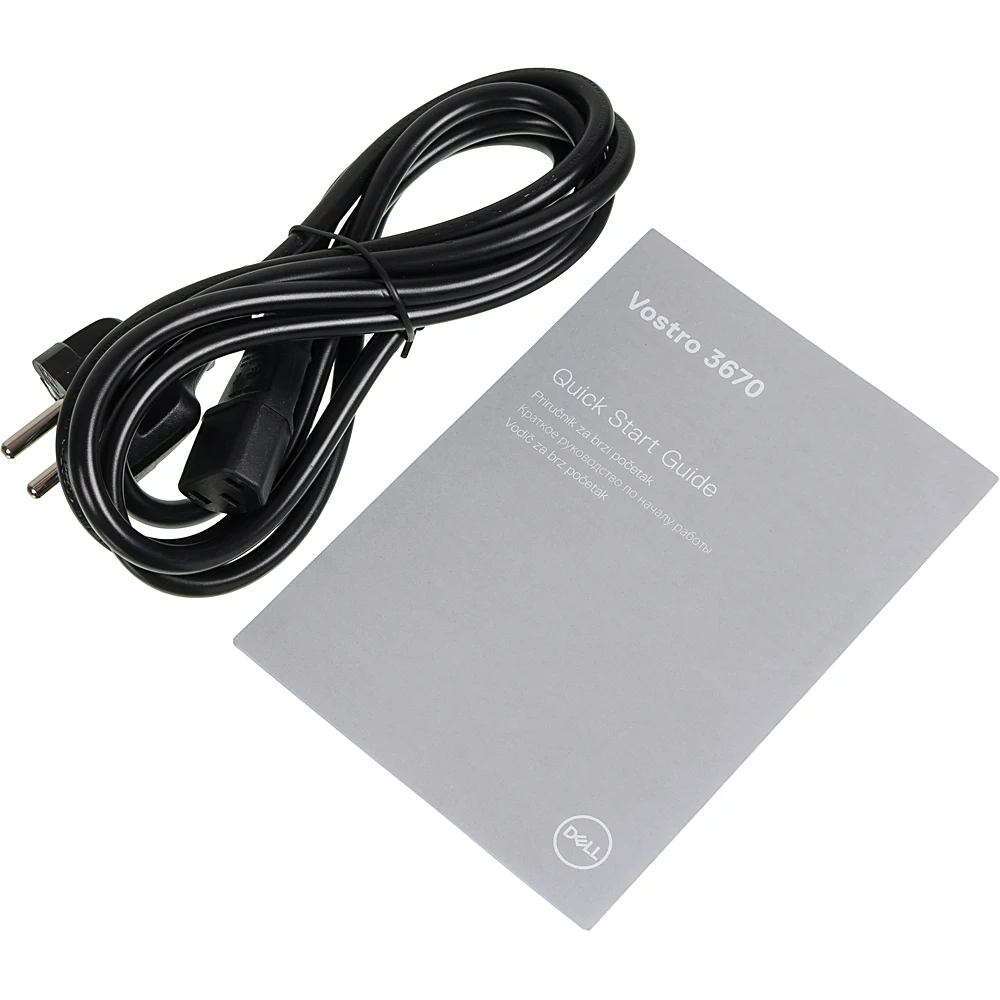 ПК Dell Vostro 3670 MT i3 8100/4Gb/1Tb 7.2k/GT710 2Gb/DVDRW/CR/Lin/kb/m/черный