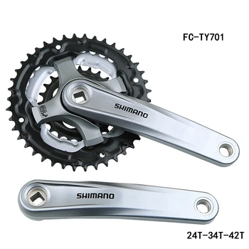 

Free Shipping Mountain Bike Chainwheel 3x8/7/6-speed 175mm With Bottom Bracket Bicycle Parts