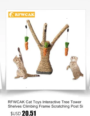 RFWACK Vertical Cat Scratch Board Corrugated Kitten Catnip Cat Scratching Pad Board Mat Scratcher For Cats Toy Game Accessories