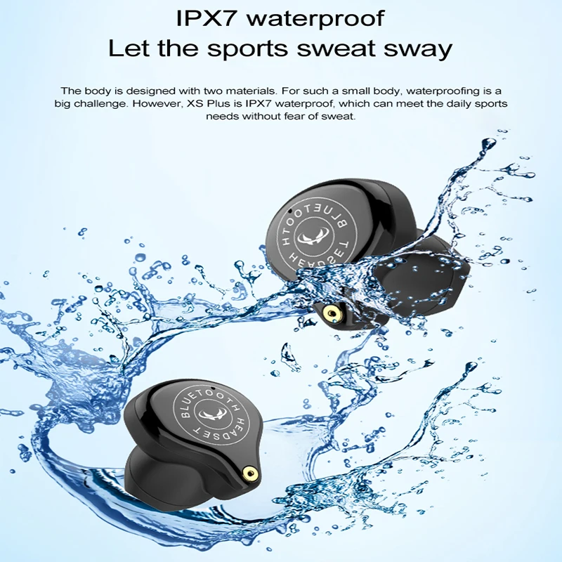 Bluetooth V5.0 беспроводные наушники ночное небо белые Bluetooth наушники IPX7 водонепроницаемые наушники+ 3600 мАч Внешний аккумулятор для всех телефонов