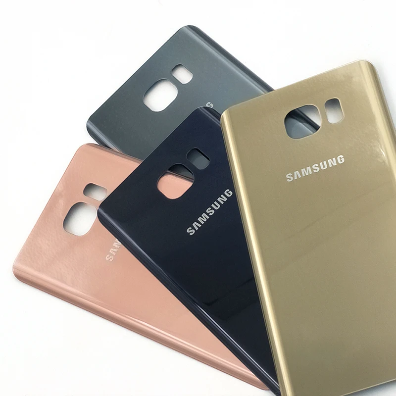 Официальный samsung Galaxy Note 5 батарея задняя крышка Дверь задний корпус сменный защитный чехол с логотипом 5,7 дюйма