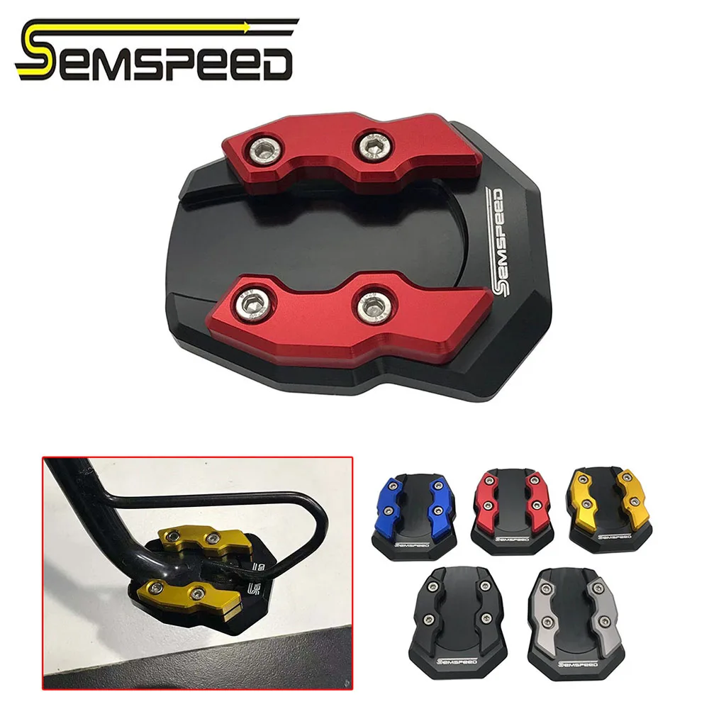 SEMSPEED мотоциклетная Подножка для ног, Накладка для Honda ADV150 ADV 150 adv150, выдвижная подставка, опорная пластина