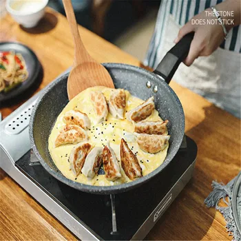 

Pan 24cm 26cm Non-Stick Frying Pan Gas Stove Thicken Omelet Pan Frying Pot Pancake Pan Egg Wok Pan Home Garden Bread Skillet