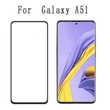 10 шт полное покрытие из закаленного стекла для samsung Galaxy A51 A71 A91 A70S A50S M10S полная клеевая Защитная пленка для экрана защитное стекло