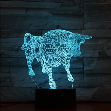 3d светодиодный ночник для щенков акриловый декоративный светильник подарка на