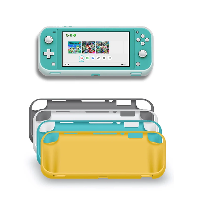 Мягкий защитный чехол из ТПУ для nintendo switch lite, мягкий прорезиненный защитный чехол с матовой текстурой, защитный чехол