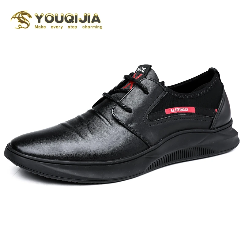2020 Mens Shoes Casual Luxury Brand Summer Men Loafers Genuine Leather Moccasins Light Breathable Slip On Boat YOUQIJIA | Обувь