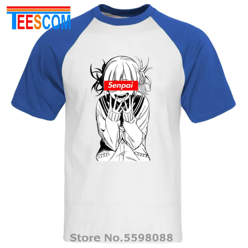 Raglan white blue