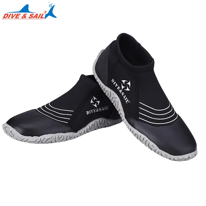 Men Women 3mm SCR Neoprene Upper Diving Shoes Beach Water Sports Warm Boots Surfing Spearfishing Scuba Dive Wading Aqua Shoes