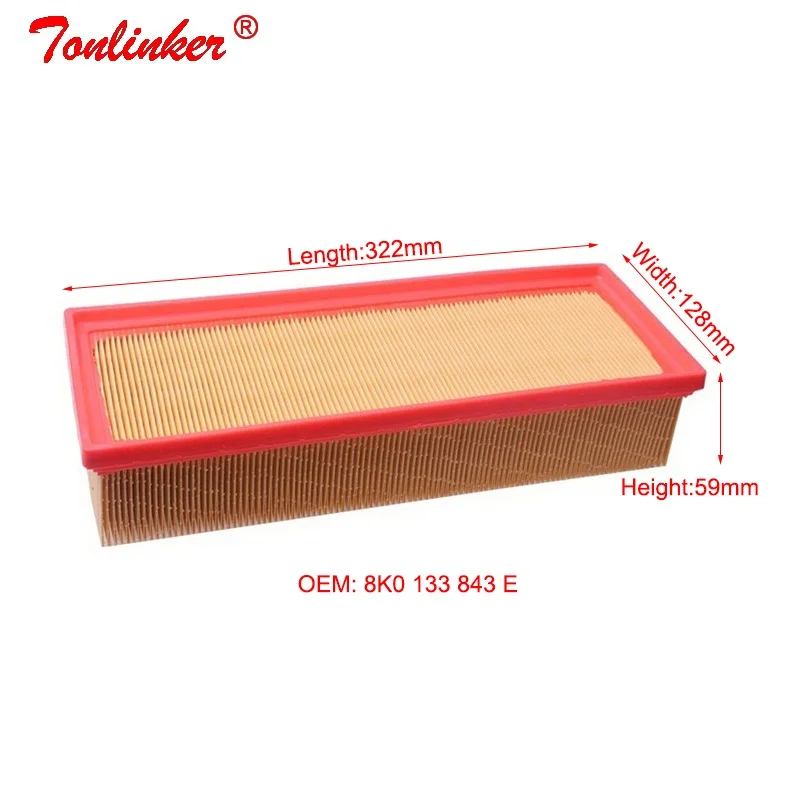 2Pcs Cabin Filter Air Filter For Audi A4 B8 A4 Avant 2007-2015/A4 Allroad B8 2009-/S4 RS4 quattro 2008-2015 Model Set