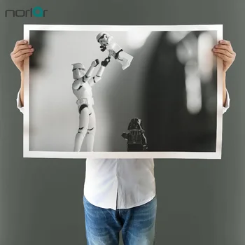

Print Funny Stormtrooper Star Wars Movie Poster Painting Wall Art Picture Print Oil Painting On Canvas Art Unframed