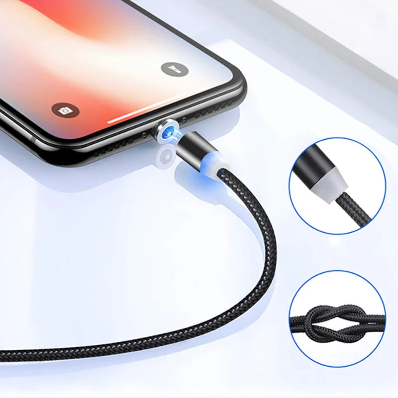 Высокое качество 1 м 2.4A Тип C USB 3 в 1 пылезащитный штекер Магнитный зарядный Дата кабель Линия для iPhone Xiaomi samsung huawei