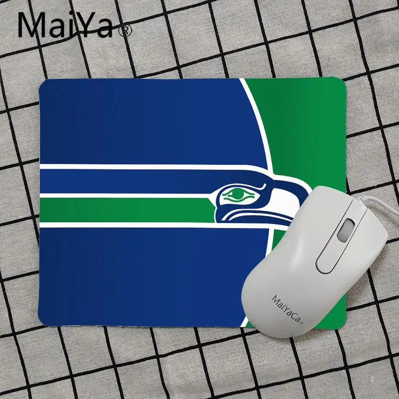 No Lock Edge18x22cm Maiya высокое качество Seattle Seahawks уникальная настольная панель коврик для игровой мыши Гладкий блокнот для письма настольные компьютеры мат игровой коврик для мыши - Цвет: No Lock Edge18x22cm