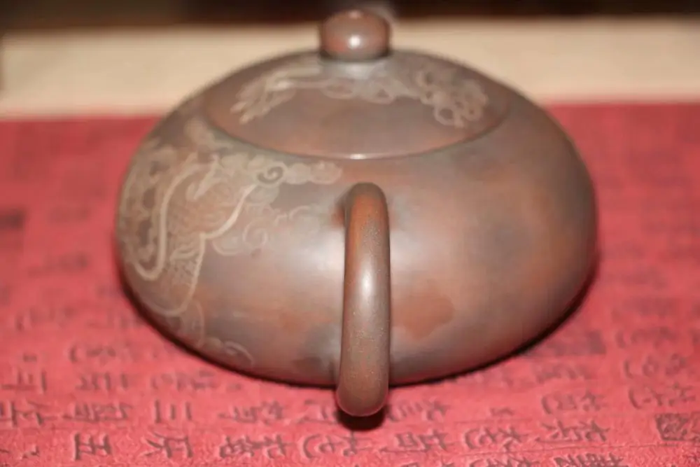 China Qin Zhou Ceramic tea pot ni xing tao puer tea pot Чайник из циньчжоуской глины*XI SHI LONG(TOU