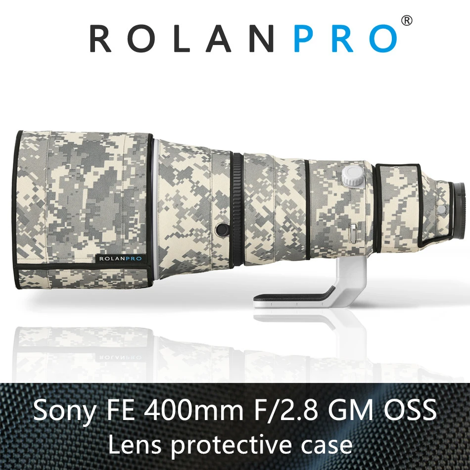 ROLANPRO Lens Camouflage Coat Rain Cover for Sony FE 400mm F2.8 GM OSS