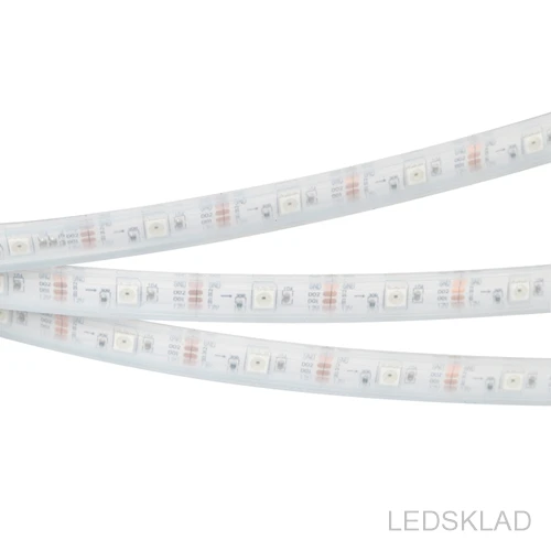 026441 Лента SPI-5000P-RAM 12V RGB (5060 150 LED x1) (ARL Закрытый IP66)-5м. Arlight | Освещение
