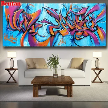 

large DIY diamond embroidery Abstract Art 5D Diamond Painting Cross Stitch full Square Round Rhinestones Mosaic Sticker Decor