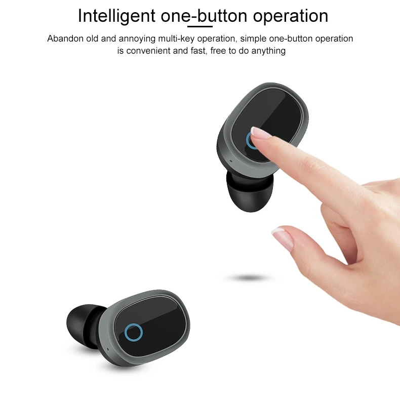Bluetooth 5,0 полу-в-ухо дизайн беспроводной Bluetooth наушники