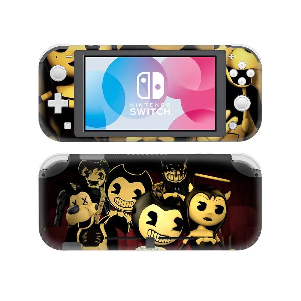 NS NX аксессуары виниловая кожа Наклейка для nintendo Switch Lite Защитная крышка наклейка виниловая кожа для кожи наклейка s 0060 - Цвет: Черный