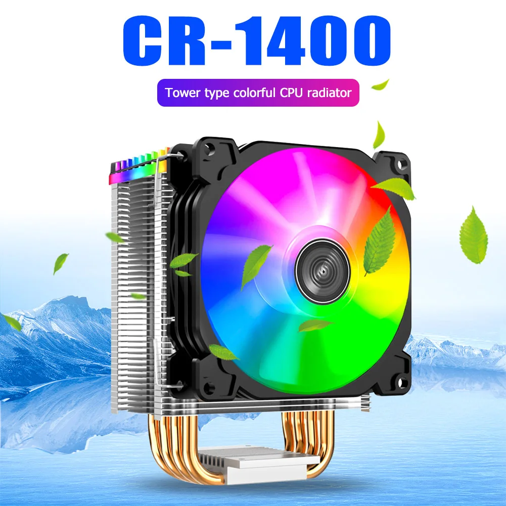 Jonsbo CR1400 PWM 4Pin 12V PC светодиодный вентилятор охлаждения RGB 4 тепловые трубы CPU кулер компьютера радиатор для Intel 1151/1155/AM3/AM4 CPU Cool|Кулеры/вентиляторы/системы охлаждения|   | АлиЭкспресс