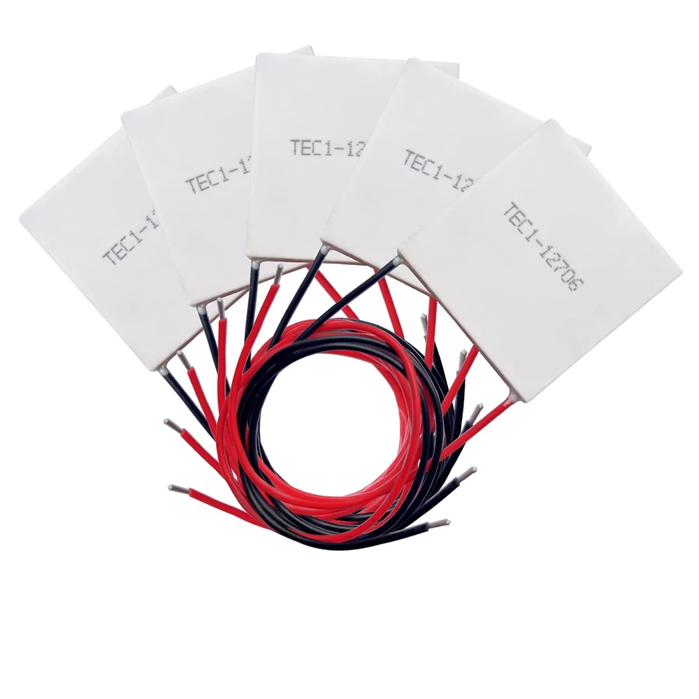 10 шт./лот TEC1-12706 TEC1 12706 12V 6A TEC Термоэлектрический охладитель Пельтье (TEC1-12706) 40*40 мм 12