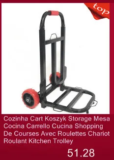 Складываемый Карро ла компра торговый стол Carrello Cucina Roulant Chariot De Courses Avec roulets Mesa Cocina Кухонная Тележка