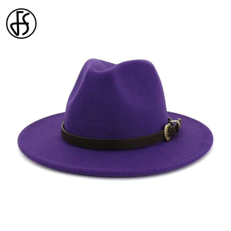 purple fedora hat mens