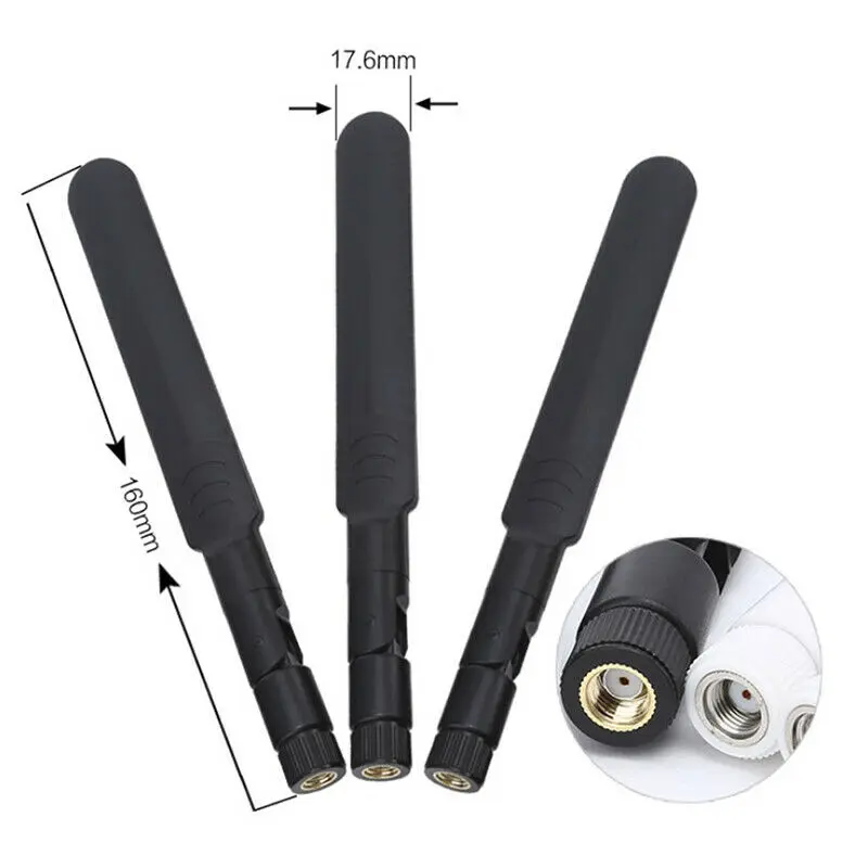 1x2 4 GHz/5 8 Ghz 8dBi WIFI антенна двухдиапазонная RP SMA для беспроводного маршрутизатора |