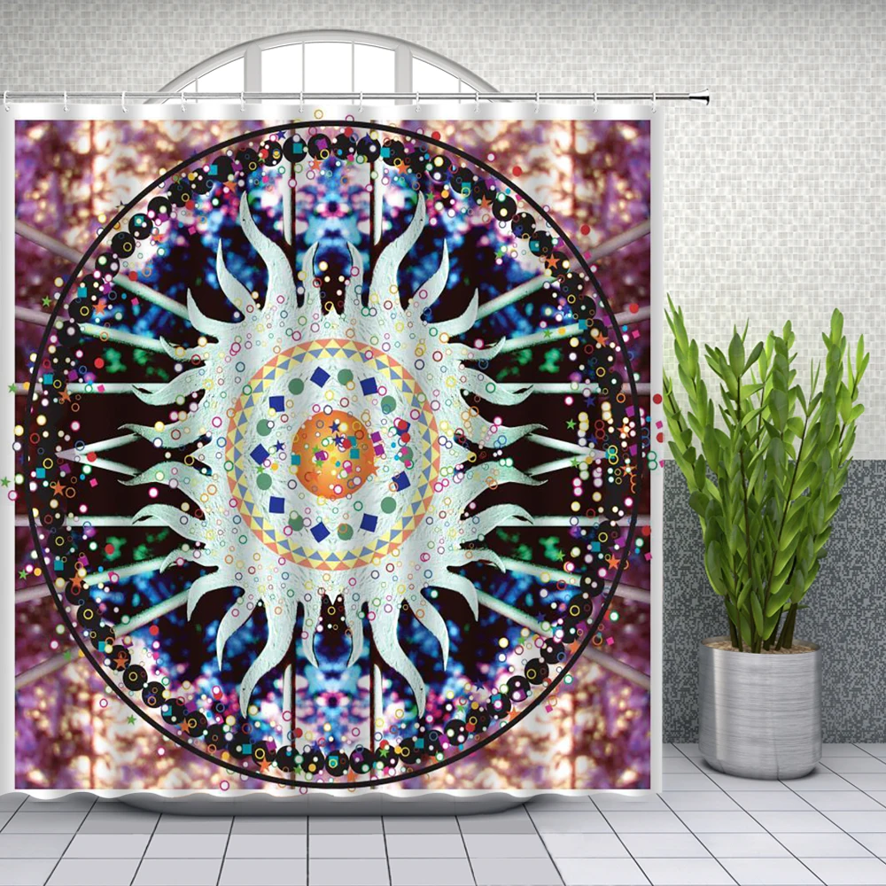Занавеска для душа с мультяшным рисунком s Sun God созвездия 3D принт ванная комната
