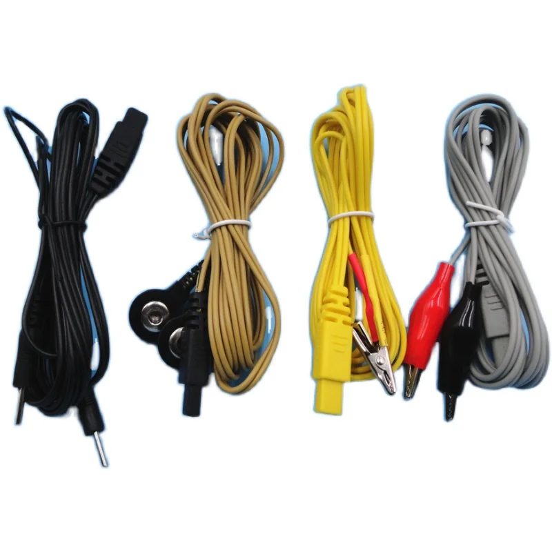 6pcs/lot Therapy cable parts for KWD-808I KWD808 I KWD-808 I KWD 808 KWD808-I nerve muscle stimulator Machine