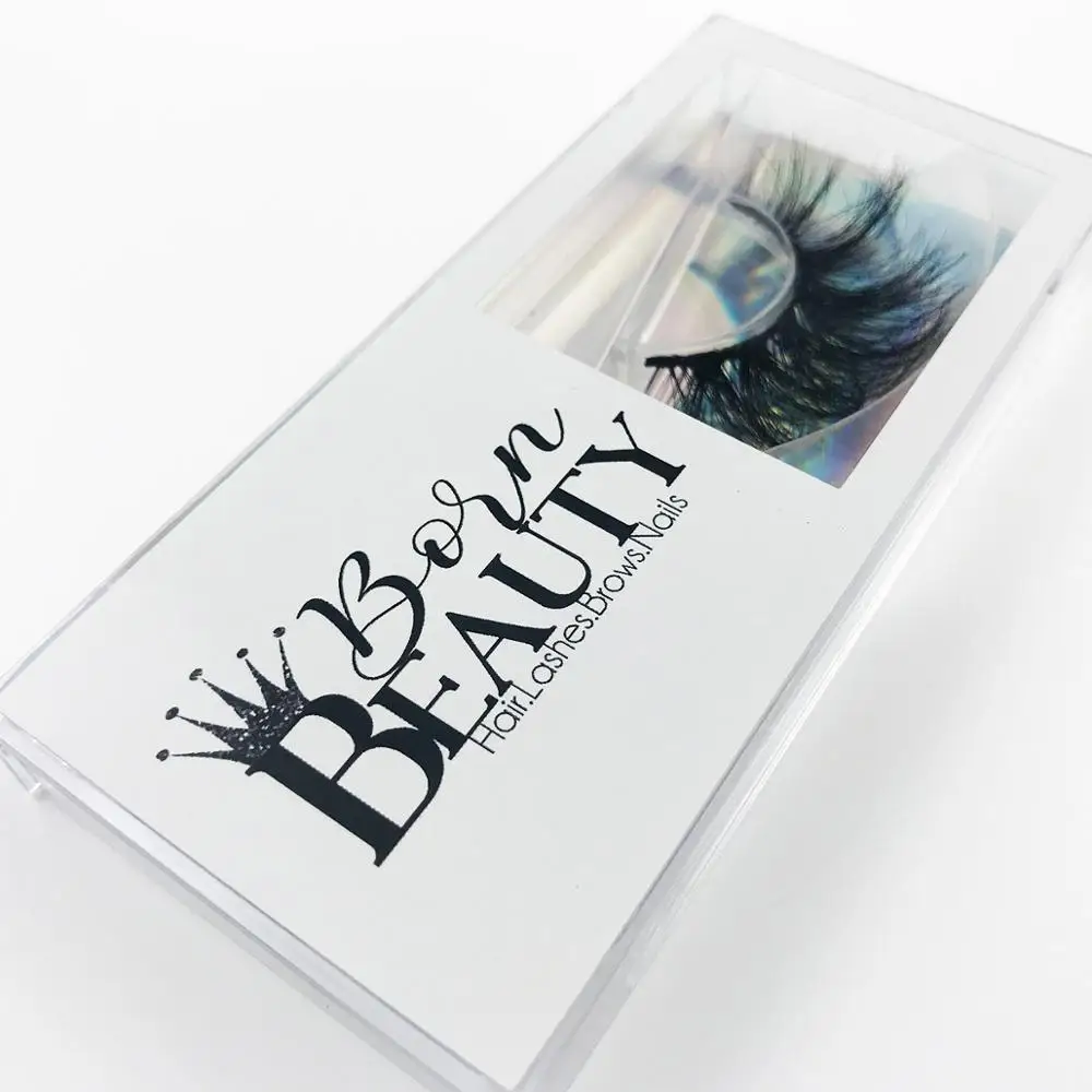 Wholesale False Mink Lashes Case Eyelashes Box Custom Lash Boxes  Logo  Packaging Fluffy Soft Eye-lash Cases Packaging  Makeup 2