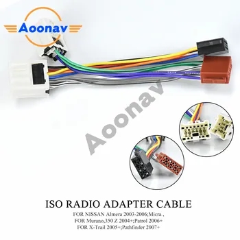 

12-020 ISO for Nissan Almera Micra Murano 350Z Patrol X-Trail Pathfinder Wiring Harness Standard Car Radio Cable