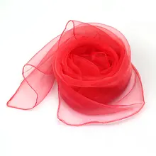 20 шт./упак. игрушка с техническими характеристиками раннее образование квадрат для Ребенка шарфы на голову Шелковый подарок Дети танец одеваются Волшебные трюки детей