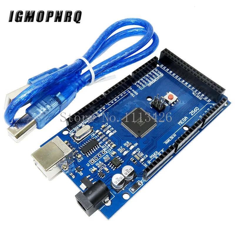Generic Mega 2560 R3 For Arduino Kit + HC-SR04 +breadboard Cable ...