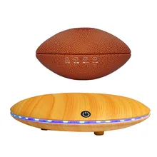 Смарт Bluetooth колонки регби Стиль Магнитная подвеска дизайн супер бас 360 ° стерео TWS интернет технология HD вызов светодиодный светильник