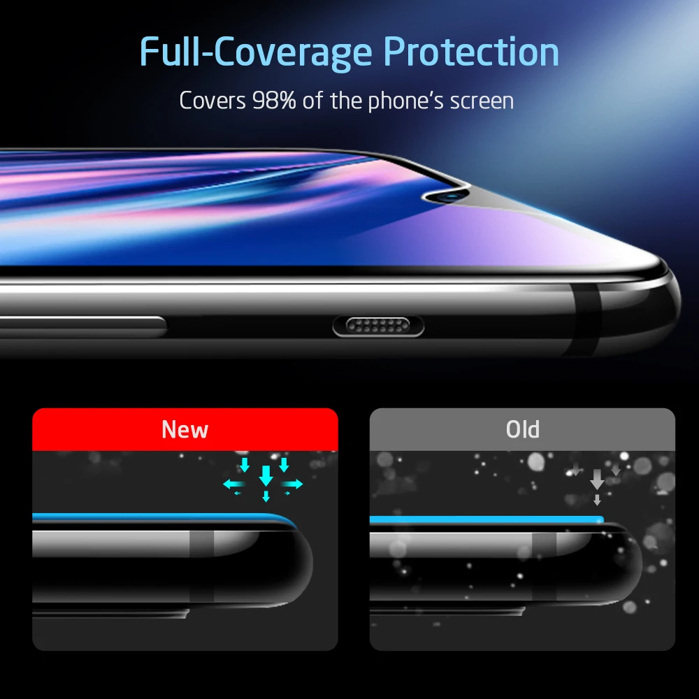 Protective Tempered Glass For Oneplus 7T Pro 7T 7 Pro 7 Screen Protector 9D Full Cover Film For One Plus 6 6T 7TPro 7Pro Glass
