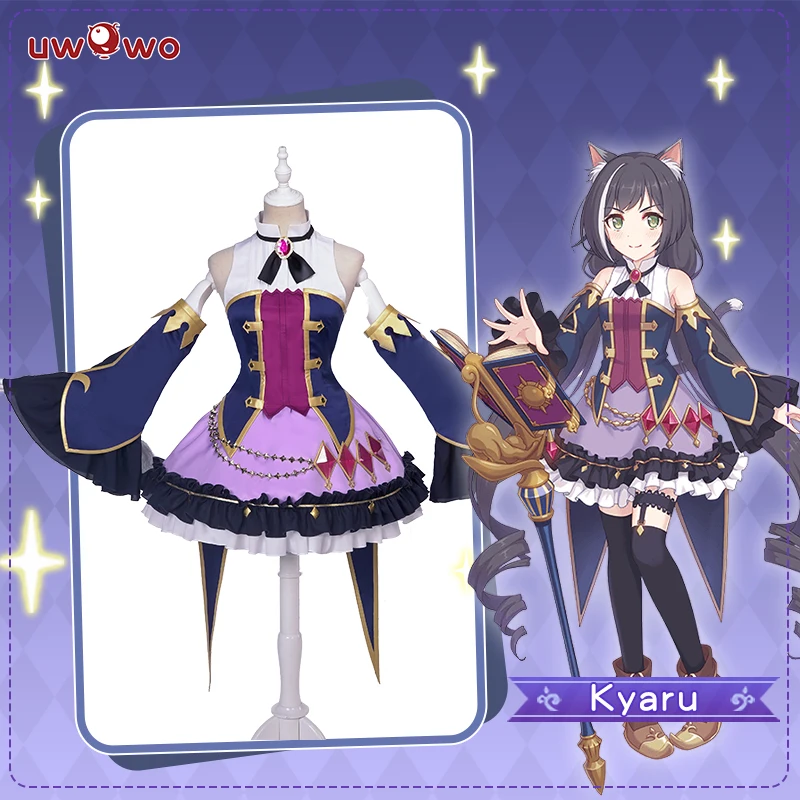 UWOWO игра принцесса подключение! Re:Dive Kyaru/Kiruya Momochi платье Косплей Костюм |