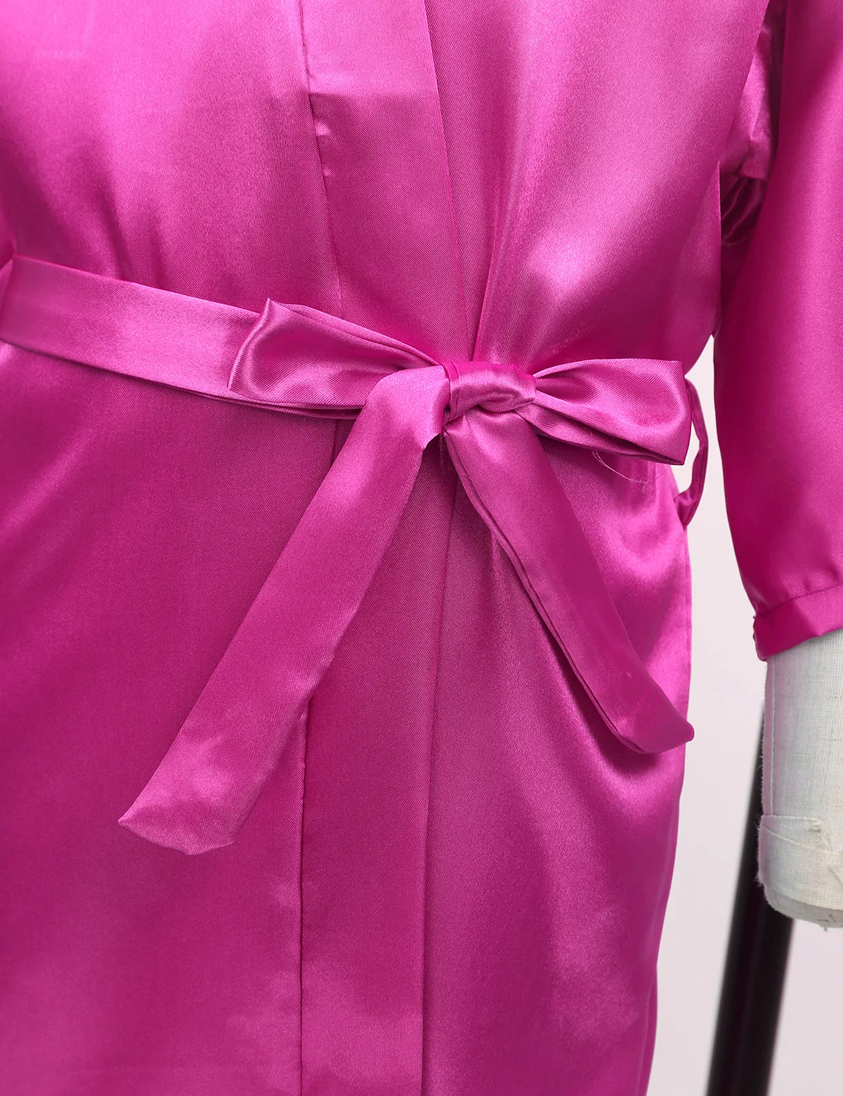 Spring Kids Bathrobe Solid Color Japanese Kimono Fashion Spa Birthday Satin Bathrobe for Boys Girls Robe Nightgown Sleepwear